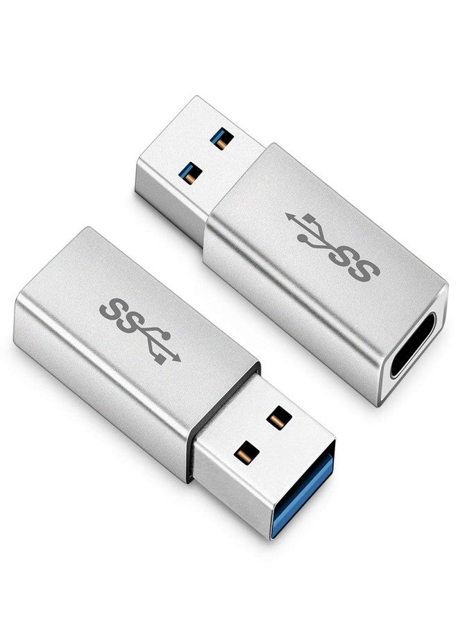 ELECTOP Electrop USB-C to USB-A Adapter (2 Pack) - Type A to C USB 3.1 Converter - Sync Data, Charge Two Devices Simultaneously - Image 1