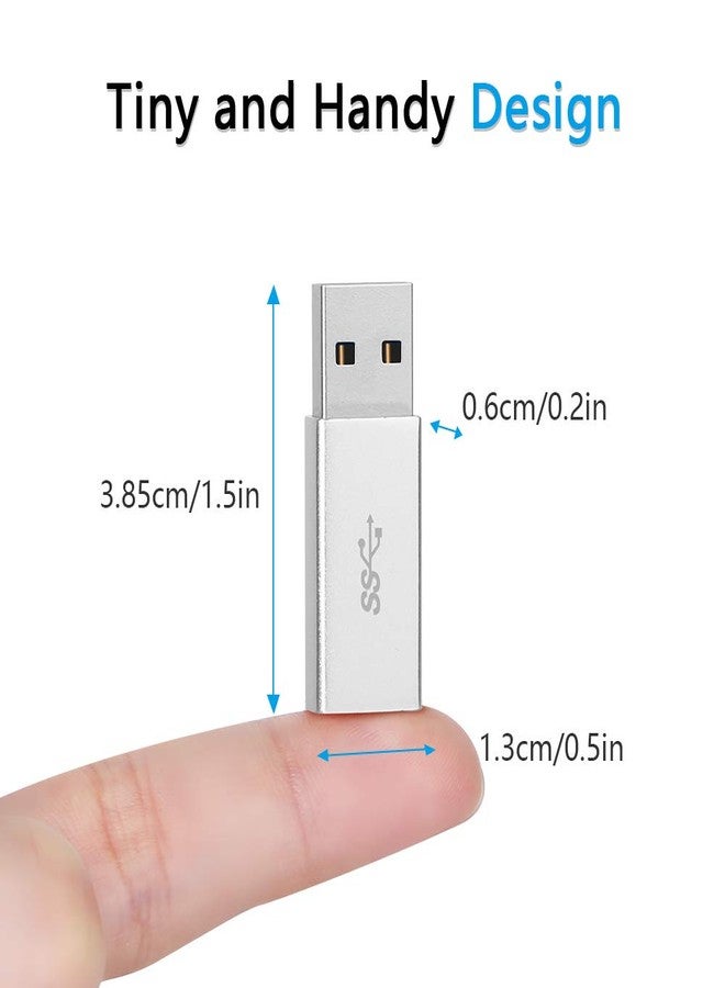 ELECTOP Electrop USB-C to USB-A Adapter (2 Pack) - Type A to C USB 3.1 Converter - Sync Data, Charge Two Devices Simultaneously - Image 4