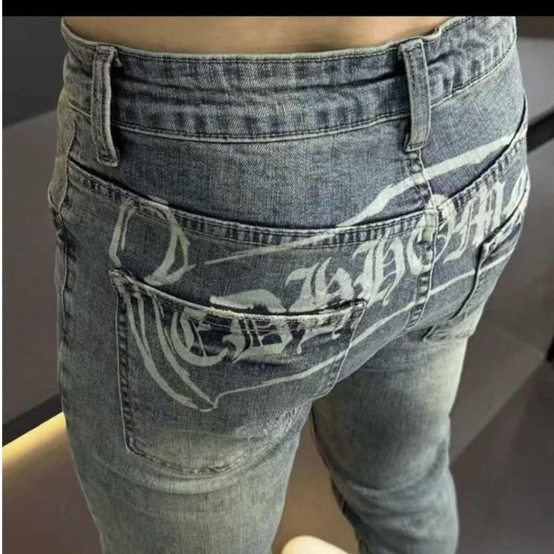 Unisex Classic Denim Jeans Loose Fit Daily Outdoor Wear - Image 5
