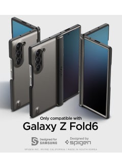 Spigen Slim Armor Pro Samsung Galaxy Fold 6 Case Cover [Hinge Coverage] [Mil Grade Protection] - Gunmetal  - Image 2