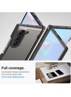 Spigen Slim Armor Pro Samsung Galaxy Fold 6 Case Cover [Hinge Coverage] [Mil Grade Protection] - Gunmetal  - Image 3