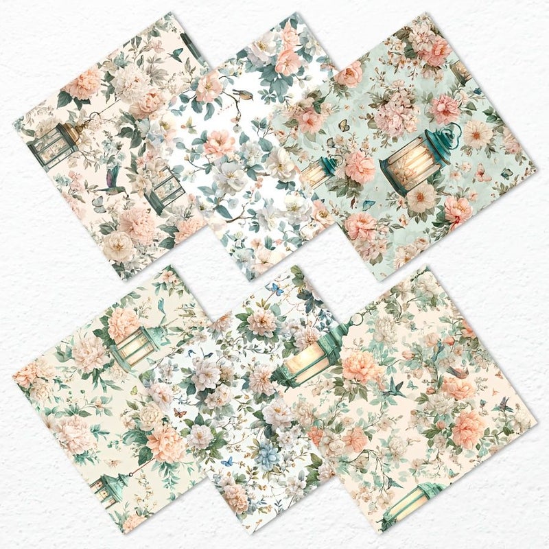 24 Sheets 6x6 Scrapbook Paper DIY Craft Supplies Decorative Album Gift Wrap - Image 4