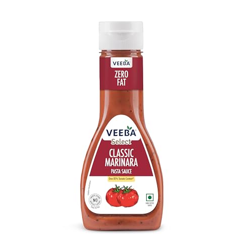 Veeba Classic Marinara Pasta & Pizza Sauce (310G) I Zero Fat I Vegan I Gluten Free - Image 1