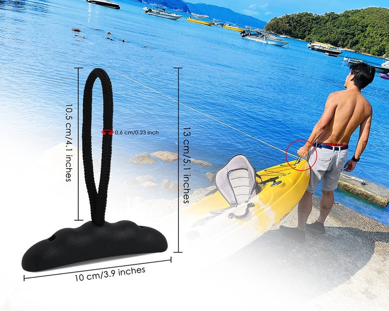 DS.DISTINCTIVE STYLE DS. DISTINCTIVE STYLE Kayak Handles 2 Pieces Carry Handles Replacement Kayak Accessories (Front Rear Mount)  - Image 5