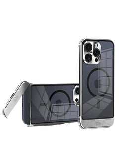 General Frameless metal case for iPhone 16 Pro Max/16 Pro, compatible with MagSafe Clear PC Back Diffuser Case with Security Lock and Camera Protection  - Image 1