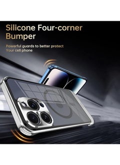 General Frameless metal case for iPhone 16 Pro Max/16 Pro, compatible with MagSafe Clear PC Back Diffuser Case with Security Lock and Camera Protection  - Image 2