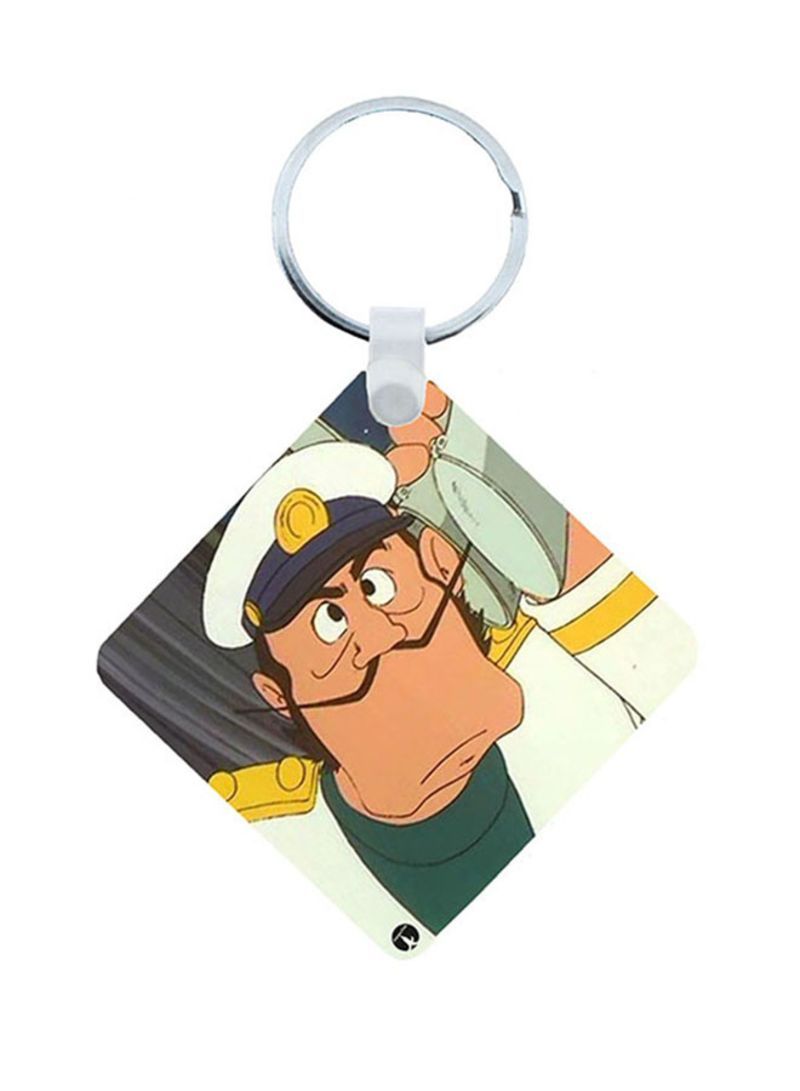 Adnan And Lina Wooden Keychain