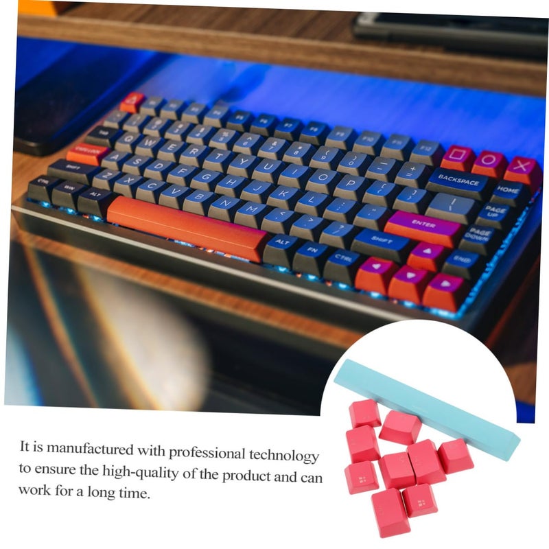 Dual Color Transparent 8 Pcs Keycaps For Mechanical Gaming Keyboards - Image 5