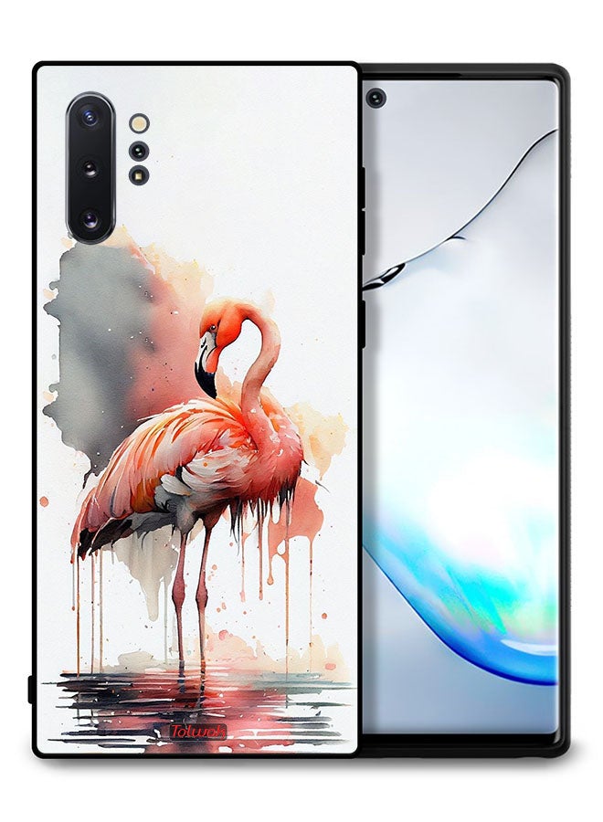 Tolwak Samsung Galaxy Note 10 Plus Protective Case Cover Tropical Watercolor Art - Image 1
