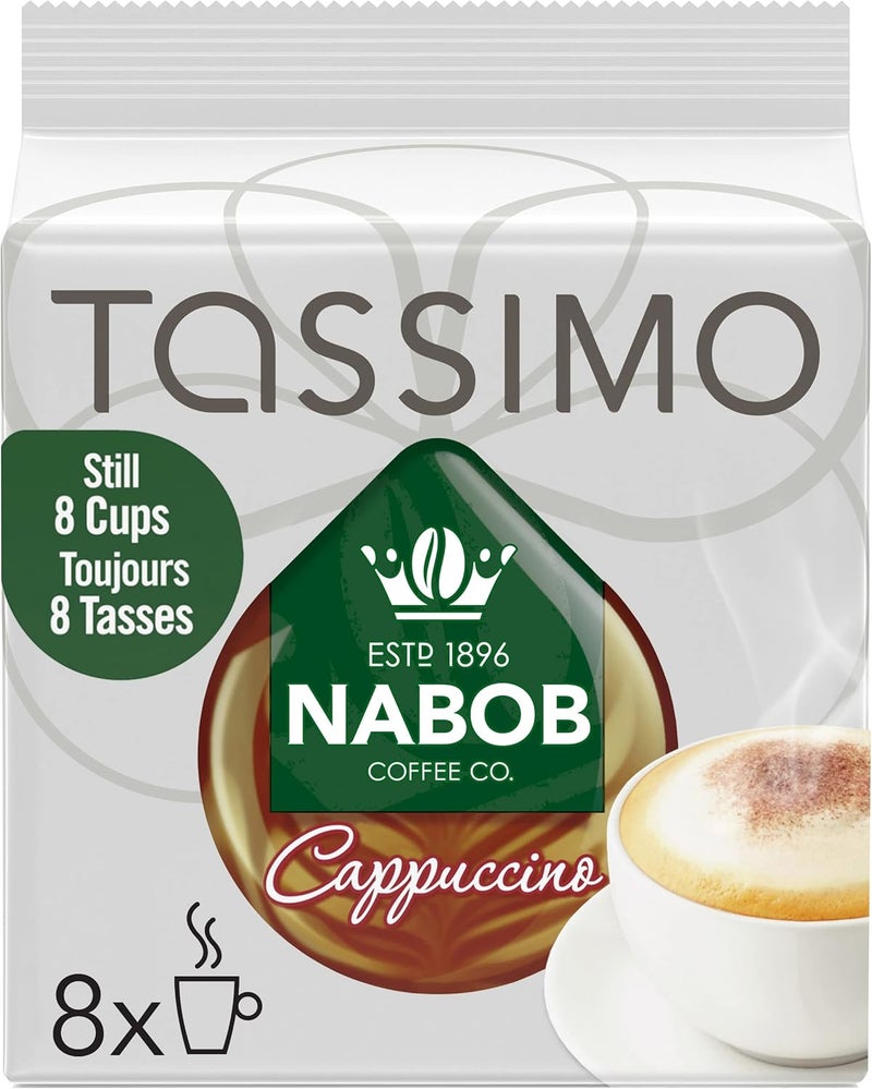 NABOB Tassimo Cappuccino Coffee T-Discs - 8 Count - Image 1