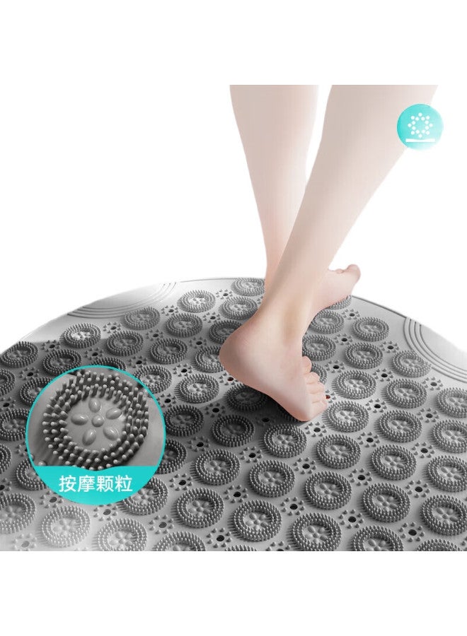 Dajiang حصيرة حمام داجيان غير قابلة للانزلاق، حصيرة قدم لغرفة الاستحمام، حصيرة حمام للمرحاض، حصيرة مضادة للسقوط لكبار السن، 55X55 سم - Image 1