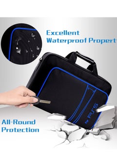 Skycare Skycare Case Storage Bag, Carrying Case Compatible with PS5 Disc and Digital Edition, Travel Bag for Controller, Included Silicone Cover Skin Protector  - Image 2