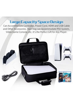 Skycare Skycare Case Storage Bag, Carrying Case Compatible with PS5 Disc and Digital Edition, Travel Bag for Controller, Included Silicone Cover Skin Protector  - Image 4