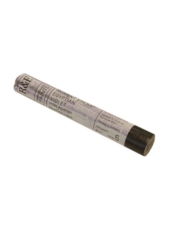 R&F Handmade Paints - Professional Oil Pigment Stick, Egyptian Violet, 38 ml - Image 1