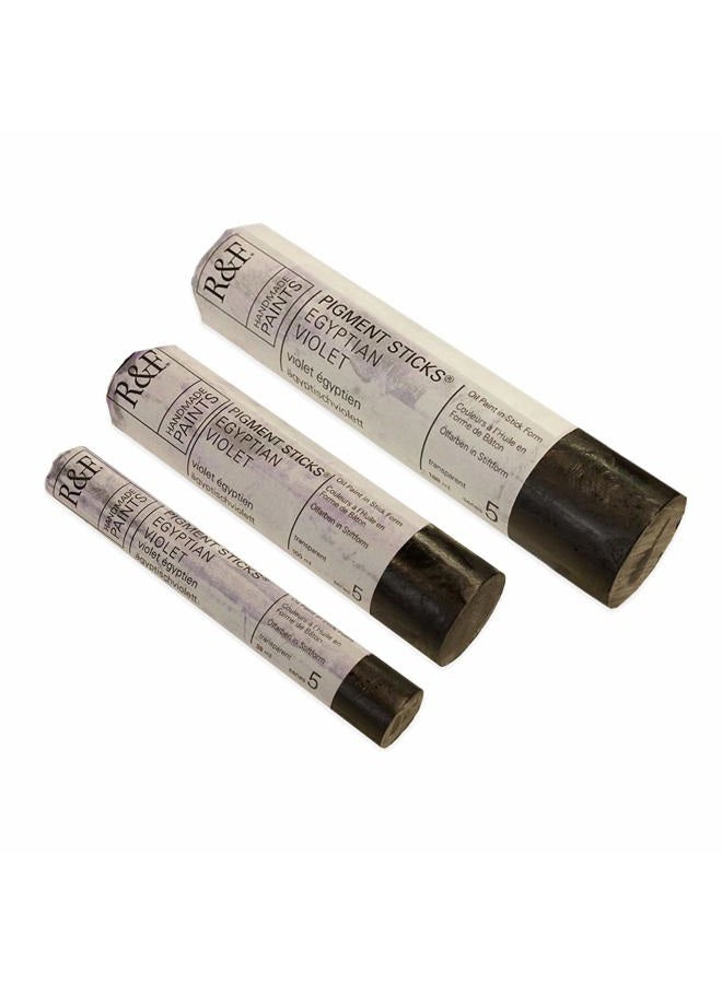 R&F Handmade Paints - Professional Oil Pigment Stick, Egyptian Violet, 38 ml - Image 3