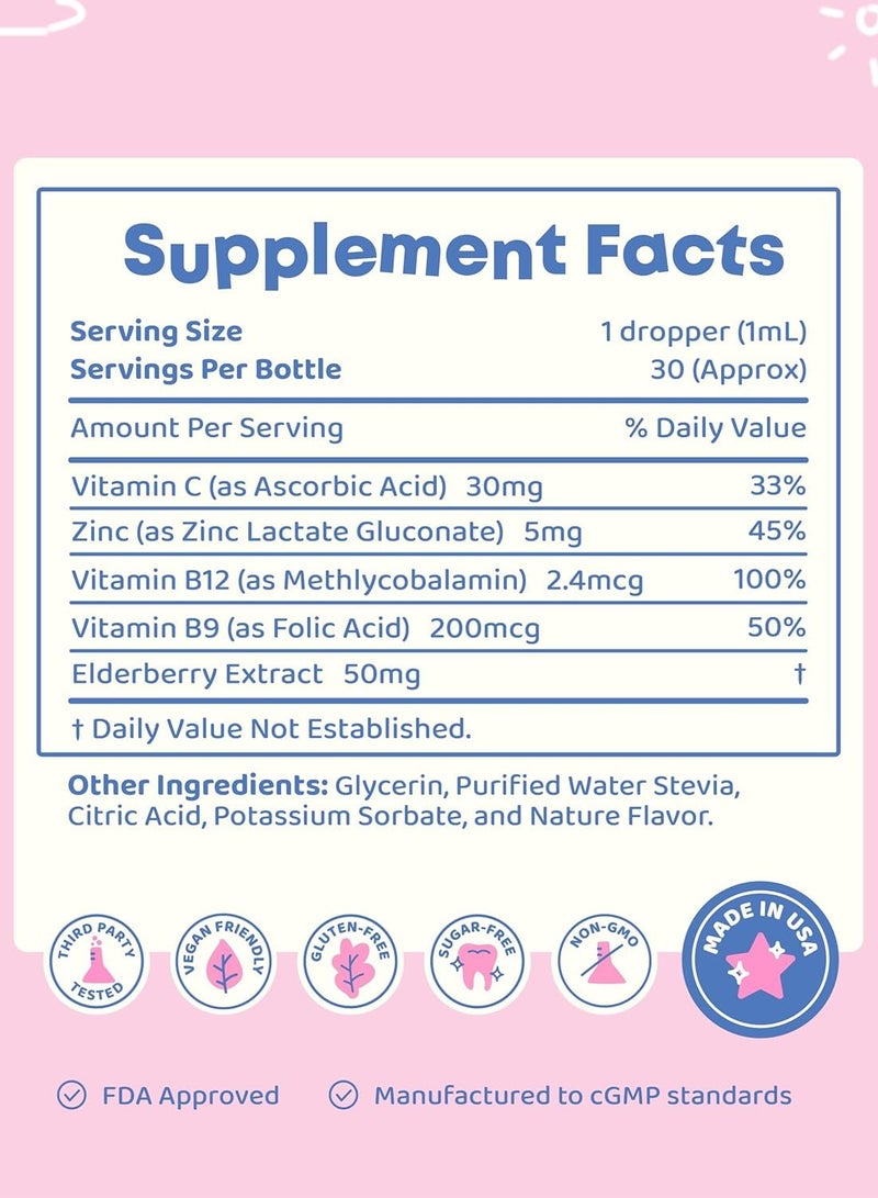 JoySpring Genius Vitamin, Focus & Attention - 30 ml - Image 3