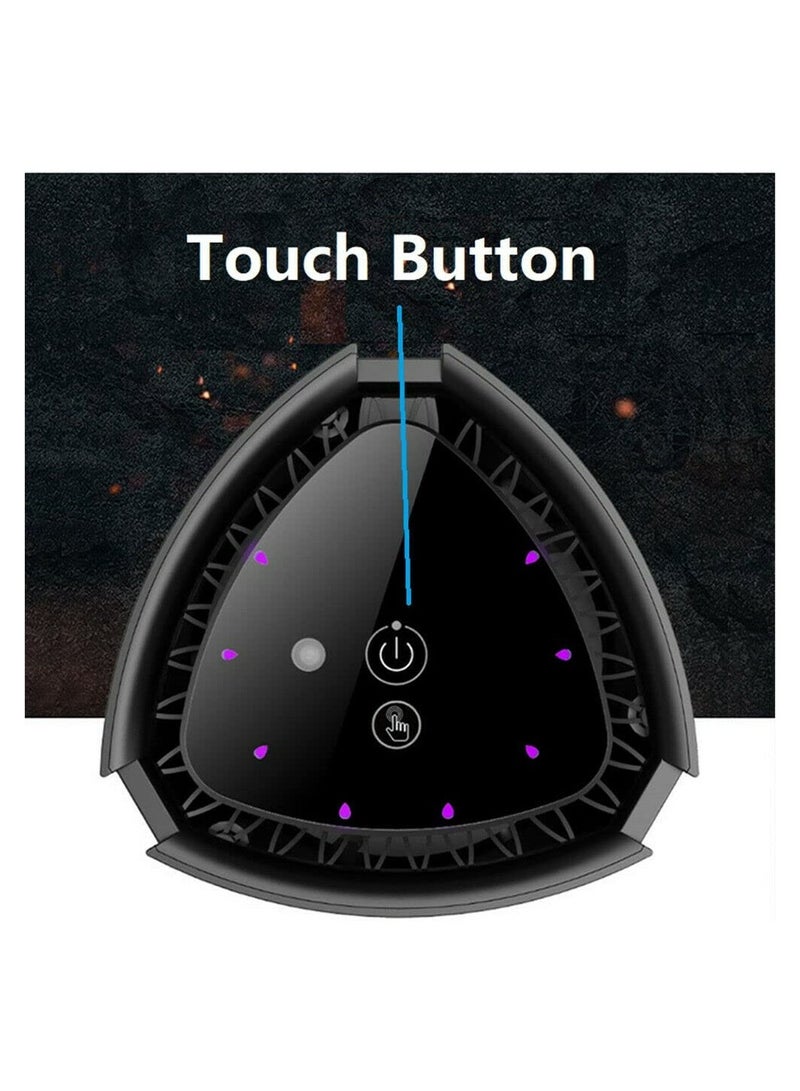 SOLARAE فخ الحشرات الداخلي، طارد الحشرات الجاذب، جهاز فعال لاصطياد وقتل البعوض، الذباب، العثة، ذباب الفاكهة، فخاخ غير طاردة للحشرات للمنزل، اصطياد الحشرات الطائرة داخل المنزل باستخدام الشفط، ضوء الحشرات الداخلي - Image 5