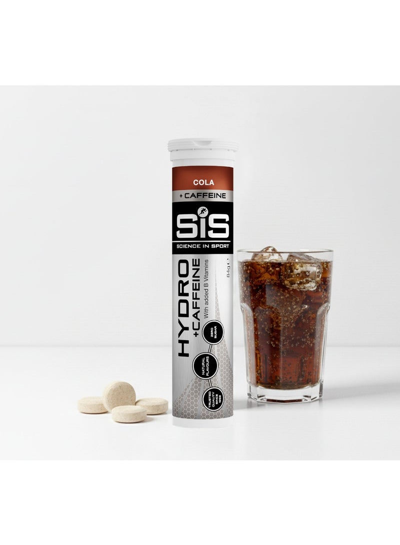 SIS Hydro Electrolyte Tablets | 75mg Caffeine | Sugar Free Hydration Tablets | Essential Electrolytes to Reduce Fatigue & Aid Rehydration | Cola Flavour | 20 Servings | 1 Pack - Image 2