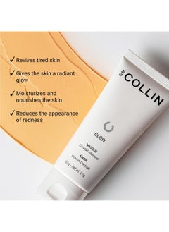 G.M. Collin Glow Mask Hydrating Vitamin Infused Face Mask With Niacinamide Facial Skincare For Acne 2 Oz  - Image 3
