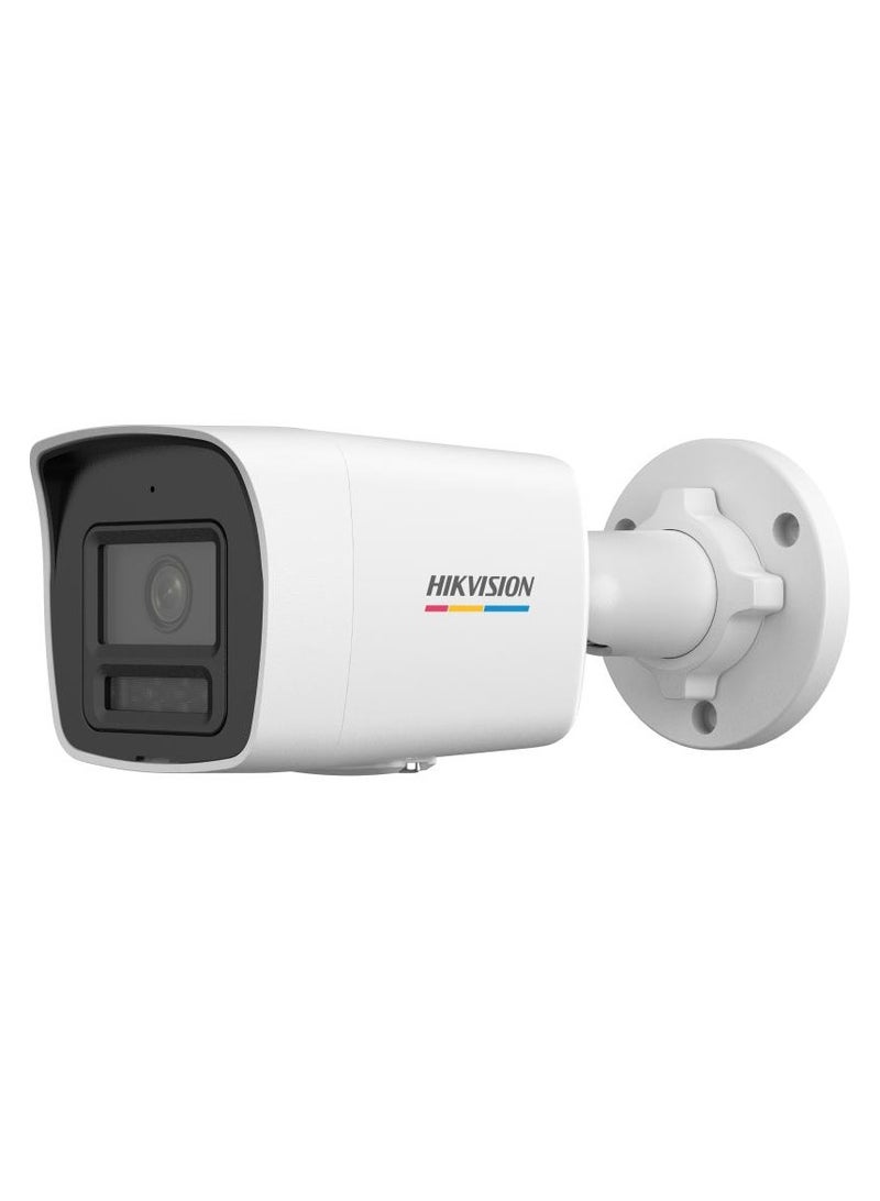 HIKVISION DS-2CD1027G2H-LIU 2MP ColorVu Fixed Bullet Network Camera with Smart Hybrid Light, Human & Vehicle Detection, H.265+ Compression, 512GB SD Card Support, Built-in Microphone, IP67 Weatherproof, and Audio Surveillance - Image 1