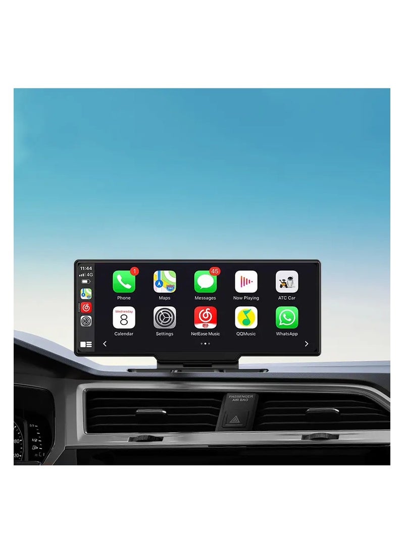 Generic - Universal 10.26-Inch Smart Screen Car DVD Radio Player – Portable CarPlay & Android Auto, GPS Navigation, DSP Sound, SD Card Connection, Car Multimedia System - Image 1