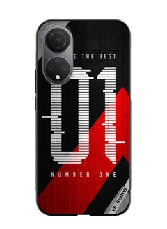 Protective Case Cover For Honor X7 Number One Design Multicolour