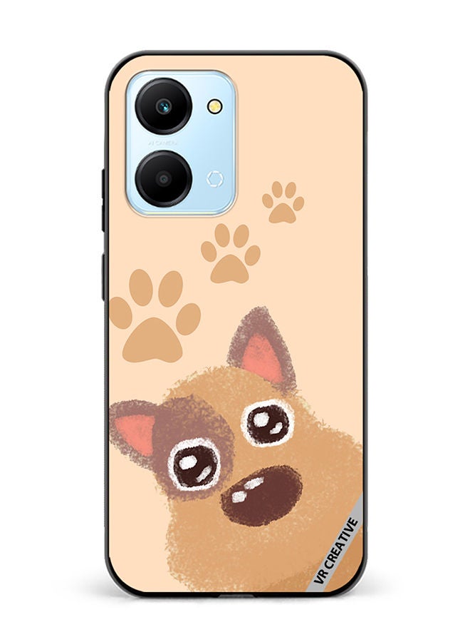 VR CREATIVE Protective Case Cover For Honor Play7T Cute Doggie Design Multicolour - Image 1
