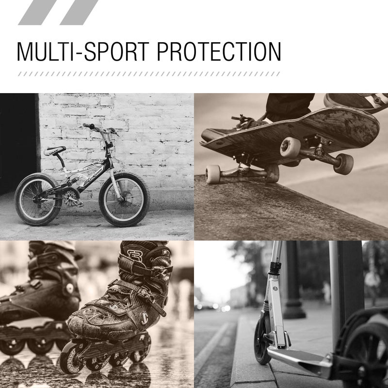 80Six Dual Certified Kids Bike, Scooter, and Skateboard Helmet, Grey Matte, Small / Medium - Ages 8+ - Image 3