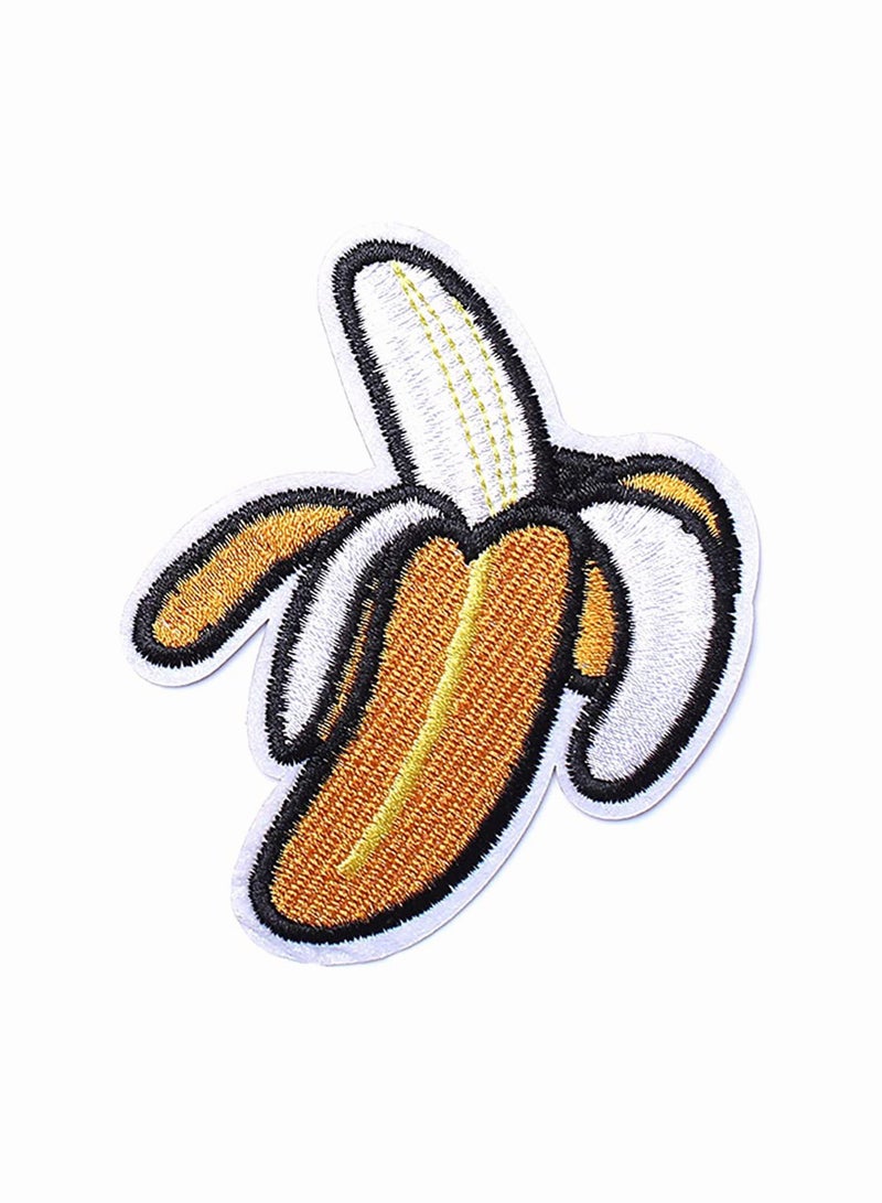 SYOSI KASTWAVE 5 Pack Banana Patches Embroidered Iron On/Sew On Patches Cute Applique Patches for Clothing Jackets Hats  Backpacks Jeans - Image 3