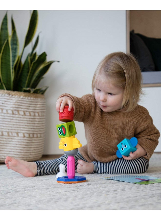 SmartMax My First Totem STEM Magnetic Discovery Building Game with Tactile and Rattling Parts for Ages 1-5 - Image 5