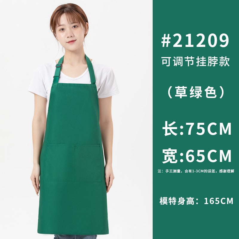 Water-Resistant Worsted Wool Apron With Custom Logo Printing, Workwear For Women, Kitchen Advertising Apron, Home Use Sleeveless Apron For Men - Image 1