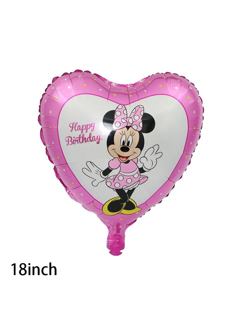 DecoLoral DECOR ME Minnie Mouse 1st Birthday Party Decoration Pink Color , No1 Minnie  Mouse Theme, Birthday Party Supplies , Party supplies kit 13pcs - Image 3