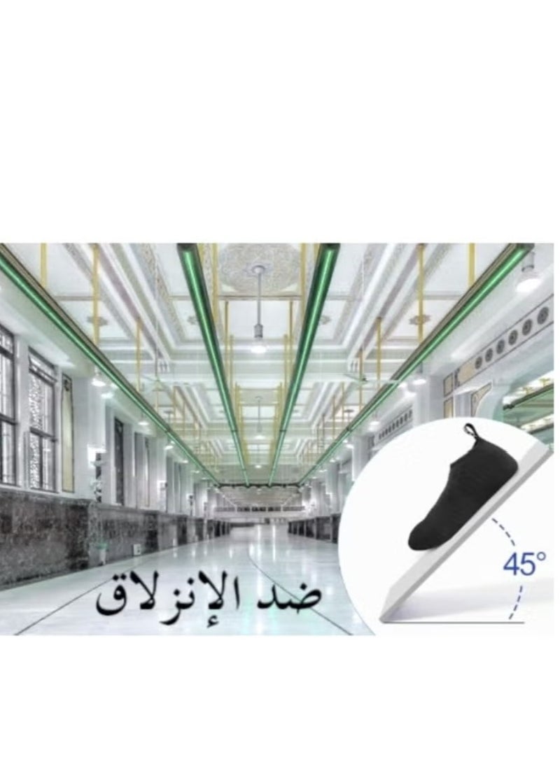 نعال عمرة وحج، جوارب طواف وحرم، مانعة للانزلاق للرجال والنساء، مريحة وخفيفة، مقاس 40/41 - Image 2