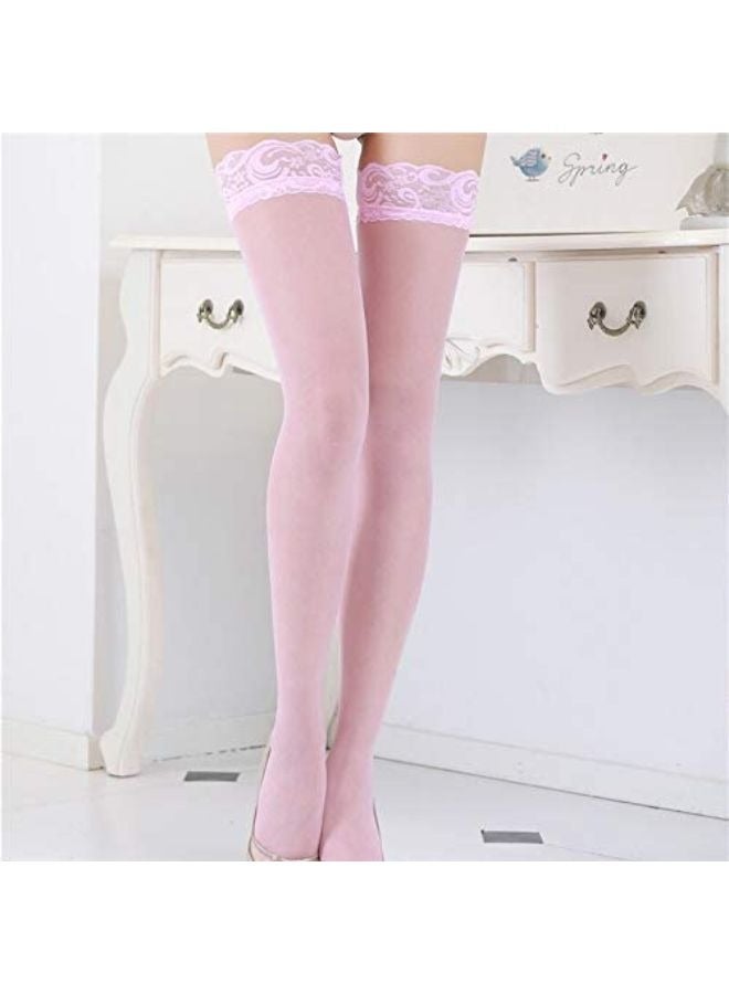 Women's Sheer Thigh-High Stockings  - Image 1