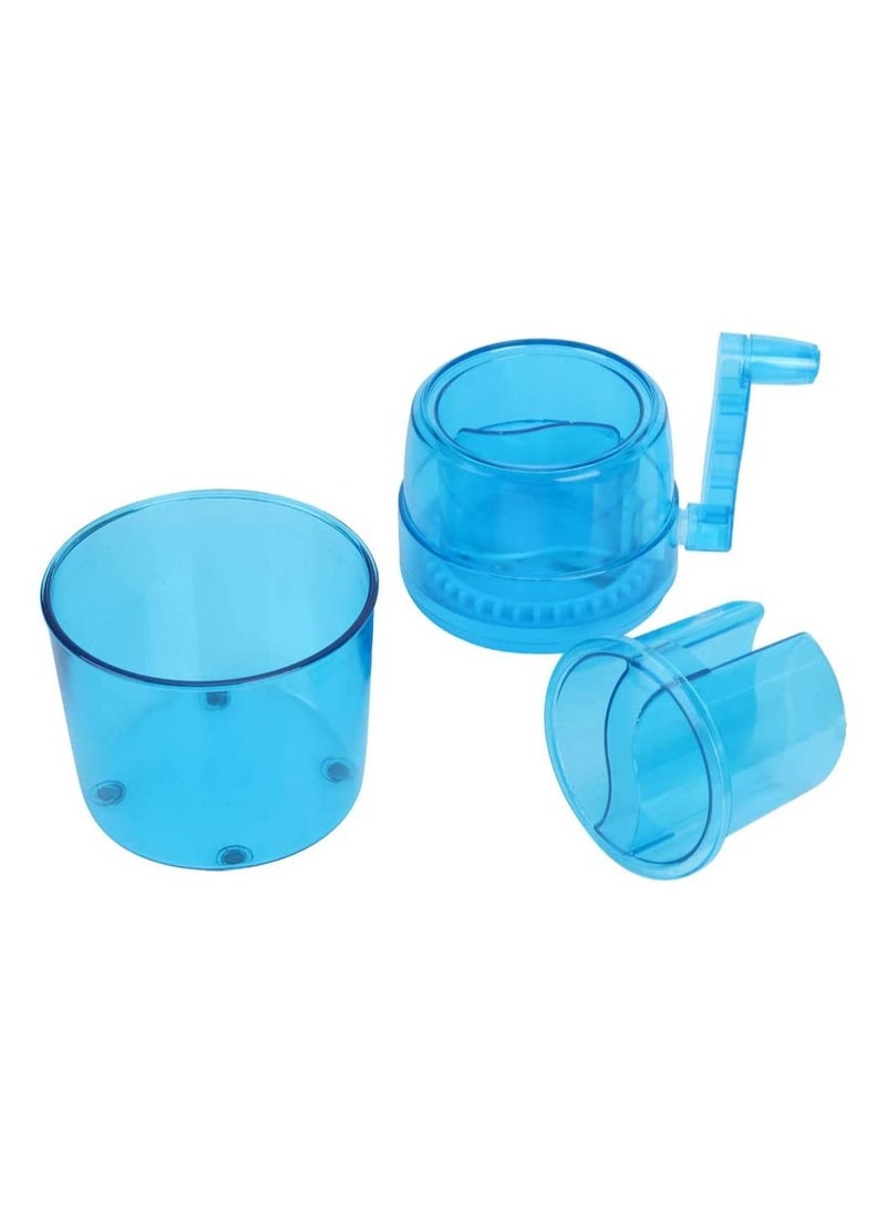 Generic - Ice shaver and snow cone machine, household mini hand crank manual ice crusher ice shaver machine maker crash ice machine snow machine ice crusher - Image 1