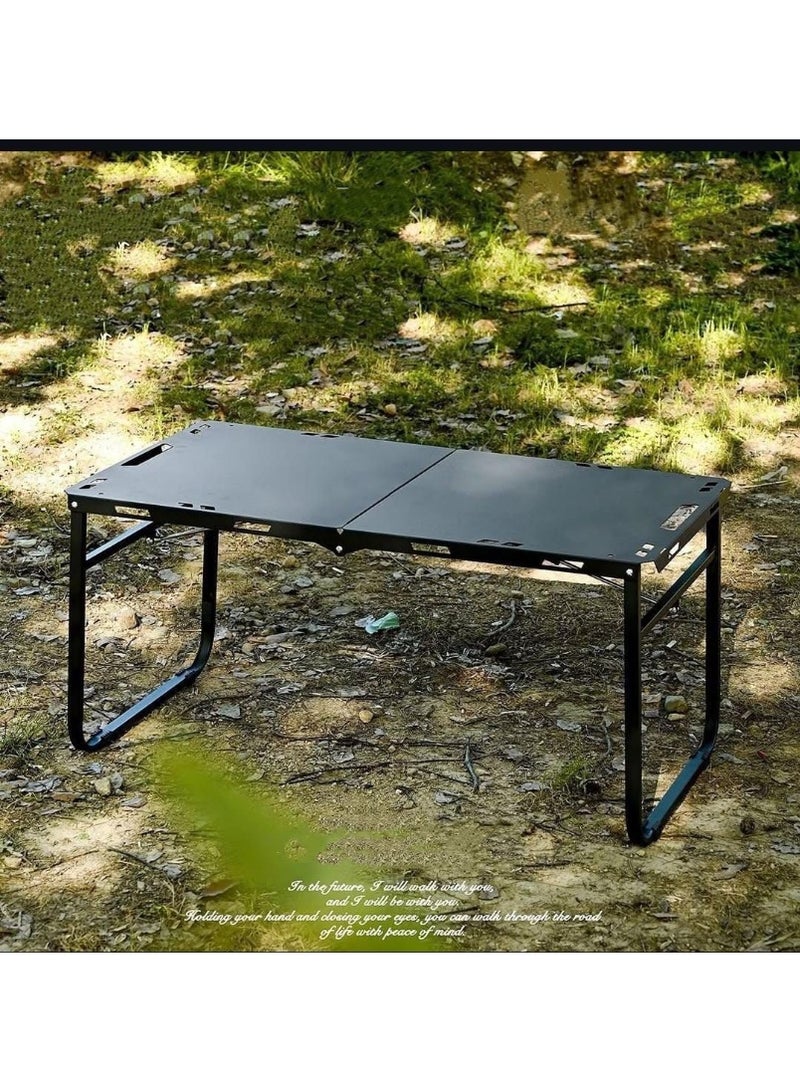 BlueFire IGT Foldable Hydraulic Outdoor Tactical Table – Portable Carbon Steel Camping & Garden Table, Easy Setup, Compact Design, Durable and Lightweight - Image 3