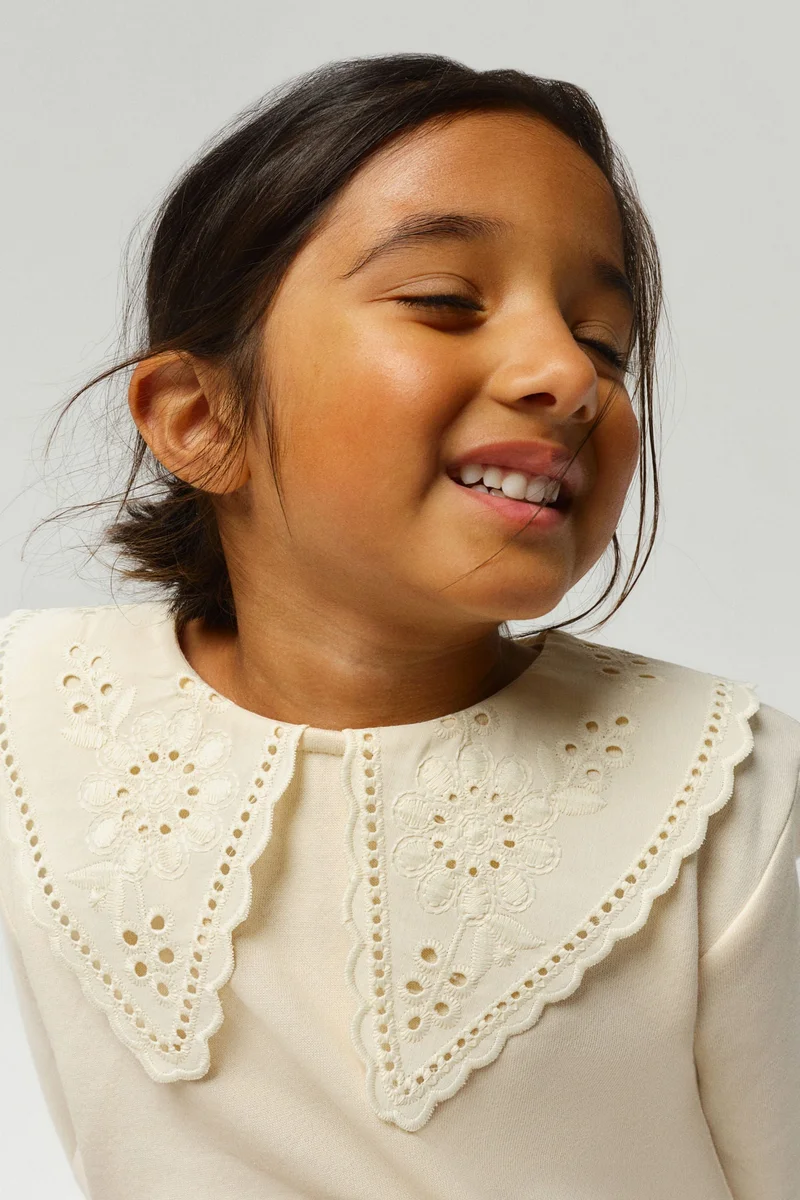 H&M Peter Pan-Collared Sweatshirt