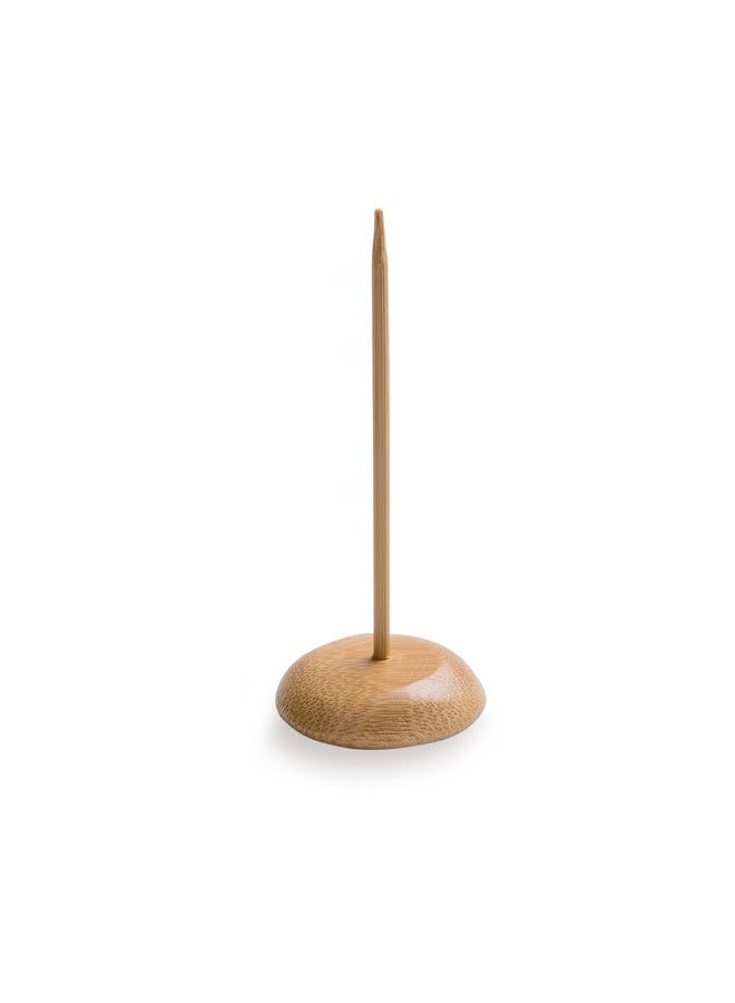 Restaurantware 1.5-inch Bamboo Pedestal Skewers: Perfect for Serving Appetizers and Cocktail Garnishes - Natural Color - 100-CT - Premium  - Image 1