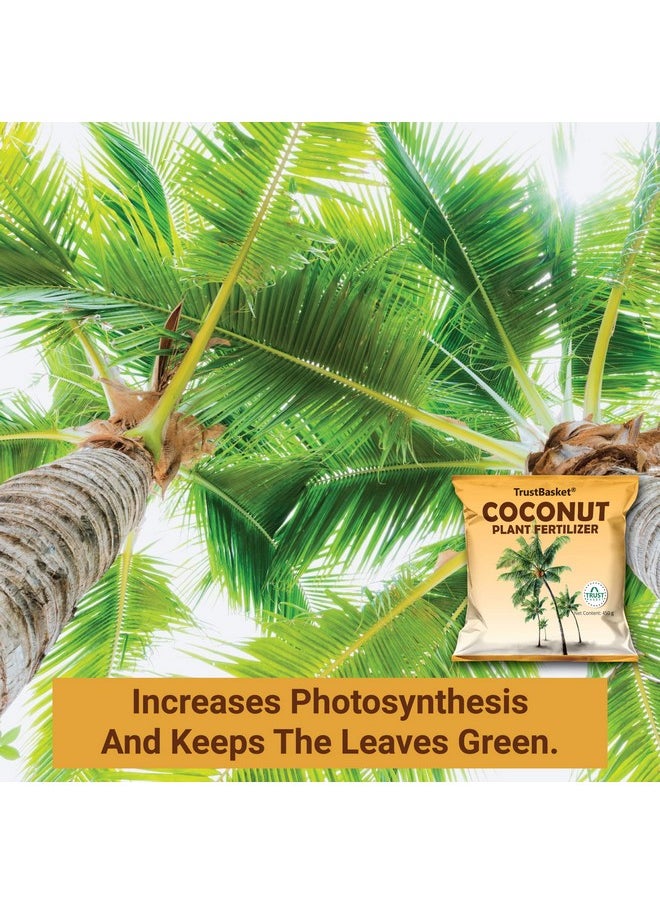 TrustBasket - TrustBasket Coconut Plant Fertilizer (450 gm) - Set of 2 | Essential Organic Fertilizer for The Overall Growth of Coconut Trees | Combination of Macro & Micronutrients - Image 1