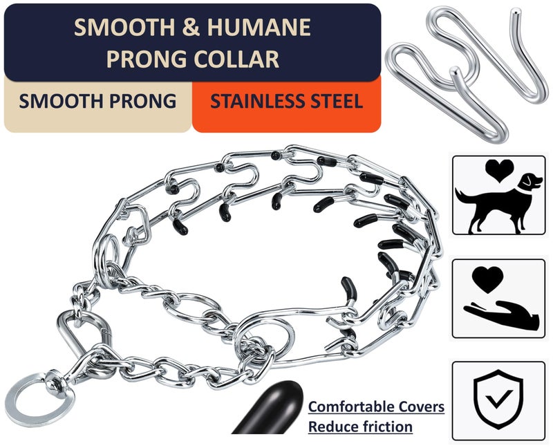 DEYACE Stainless Steel Dog Training Collar, Quick Release Buckle, Adjustable Collar for Small Dogs Neck Girth 8.5"-10.5" - Image 3