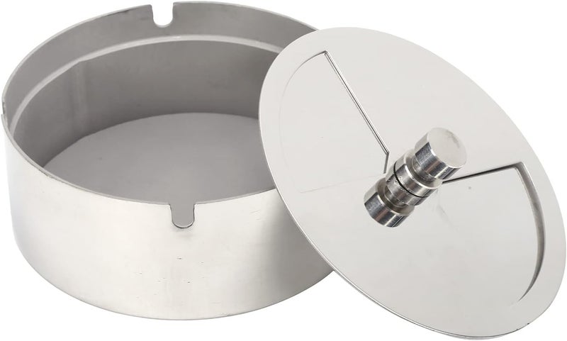 Diverse application fit Semme Windproof Stainless Steel Ashtrays Stainless Steel Outdoor Ashtray with Lid Windproof Rainproof Cigarette Tray for Home Patio Use Duty Design Keeps Ashes Confirmed available stock Quick delivery Riyadh Jeddah Custom sizing alternatives Transit & use compatible International standard quality Spec upgraded improved quality Fit kitchen & bedroom Multi stock guarantee supply Varied dimensions Practical experience crafted Classic design alternatives Season change compatible build Easy to carry All-item unified delivery All-item matching trendy build Universal design Latest release Market trending pick Classified organized storage Market need oriented construction Slow wear optimized quality Fit Saudi climate Versatile application Local trackable shipment - Image 1