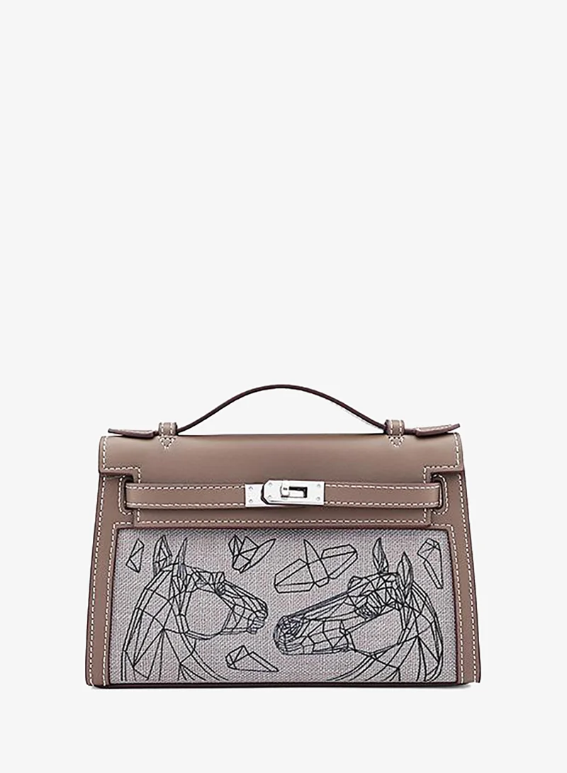 أيقون Women’s Structured Satchel Handbag