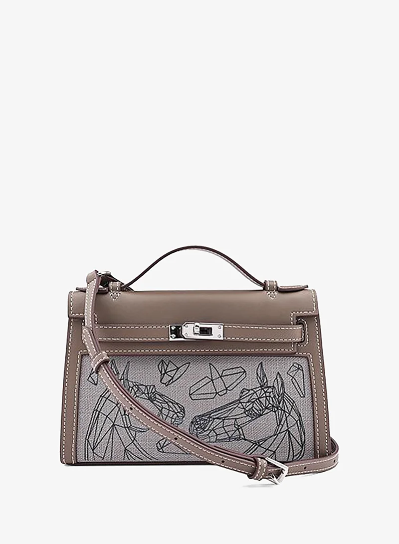أيقون Women’s Structured Satchel Handbag