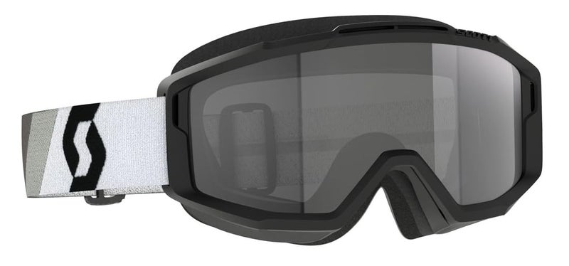 Scott نظارات SCOTT 285538-7702053 Split OTG للرمال والغبار، باللون الأسود/الأبيض مع عدسة رمادية داكنة - Image 5