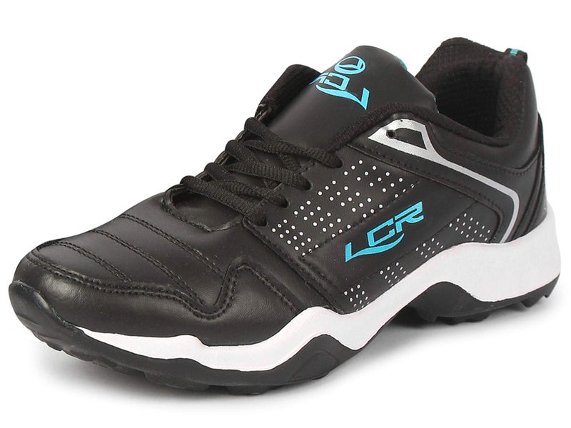Lancer Men's Black Green Sports Running Shoes,6 - Image 1