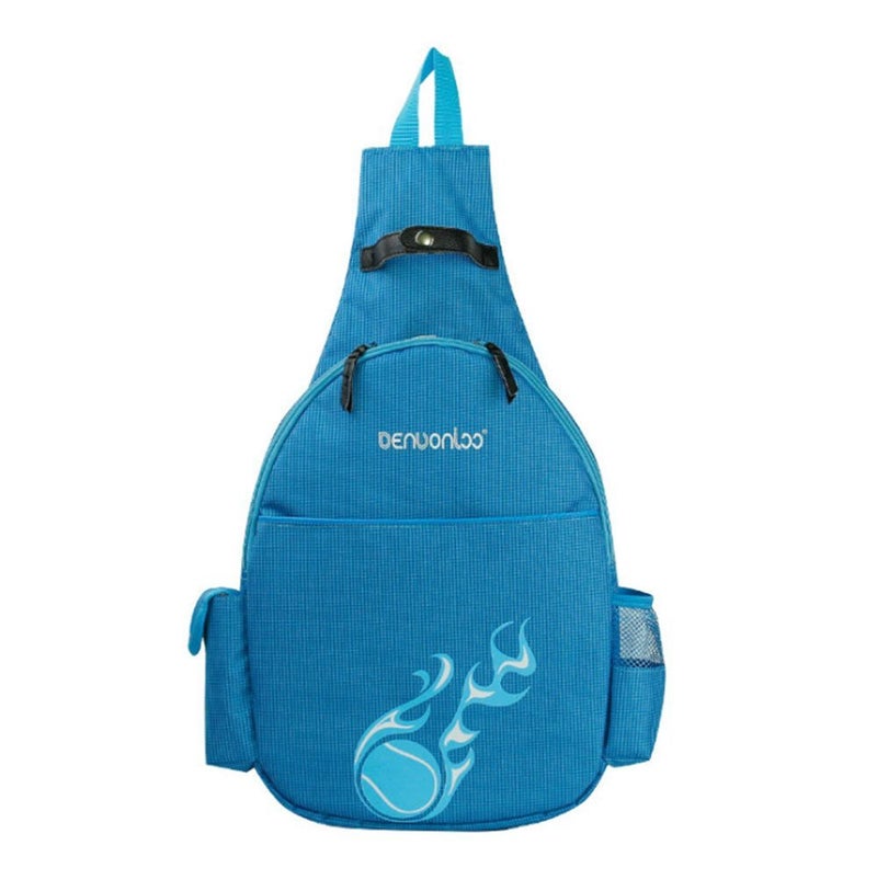 Klau Nylon Tennis Badminton Racquet Backpack Tennis Racket Shoulder bag Outdoor Sports Bag Blue for Tennis Beginners - Image 1