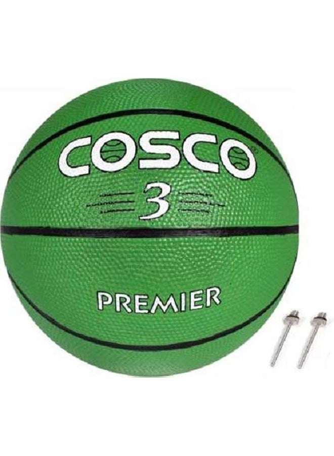 COSCO كرة سلة بريمير (أخضر، حجم: 3) - Image 1