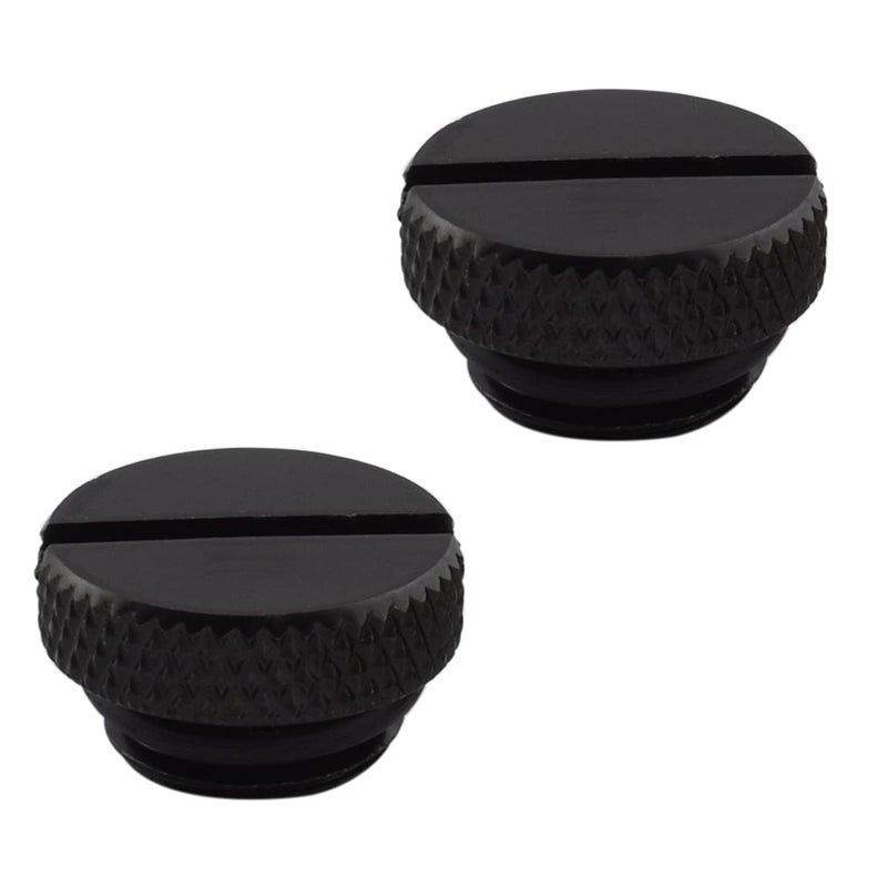 MARRTEUM G1/4" Plug Fittings, Water Stop Plug Fittings for Computer Water Cooling System, Black [2 Pack] - Image 5