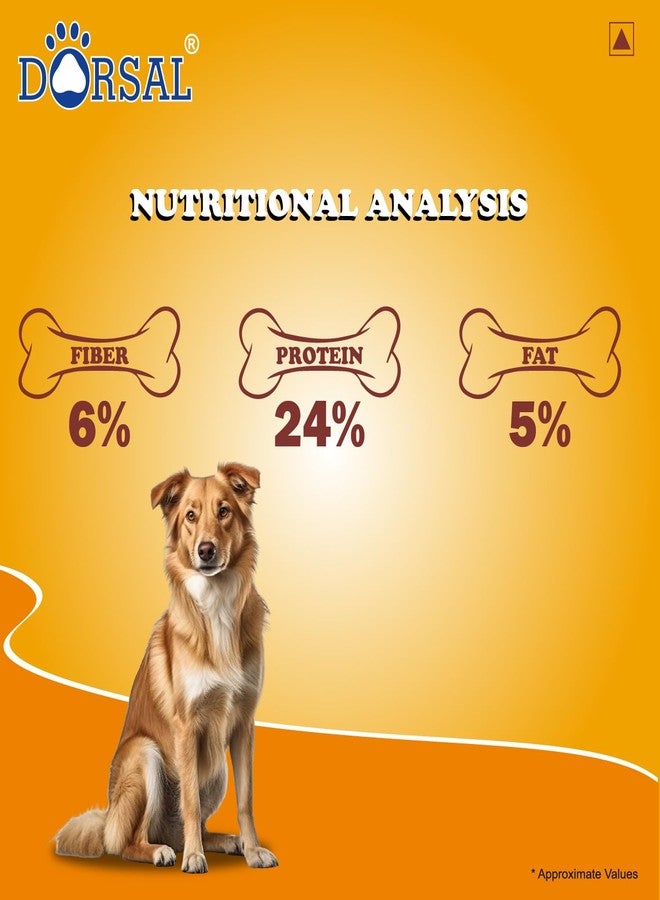 Dorsal Real Chicken Dog Biscuits, 1 kg, All Life Stages pet Treats - Image 3