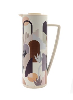 YOLO Yolo Coffee/Tea  Stainless Steel Vacuum Flask 1 Liter Urban Design-Biege Colour  - Image 2